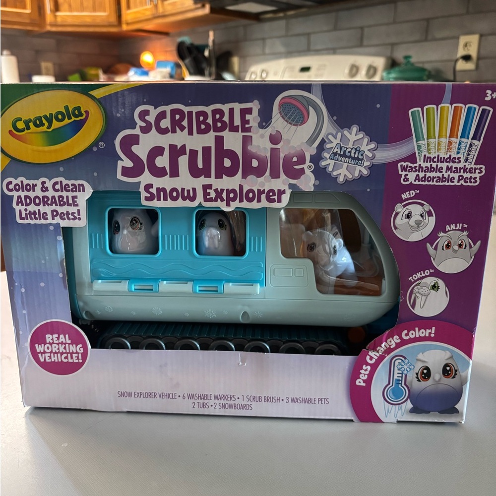 Crayola scribble scribbles snow explorer set